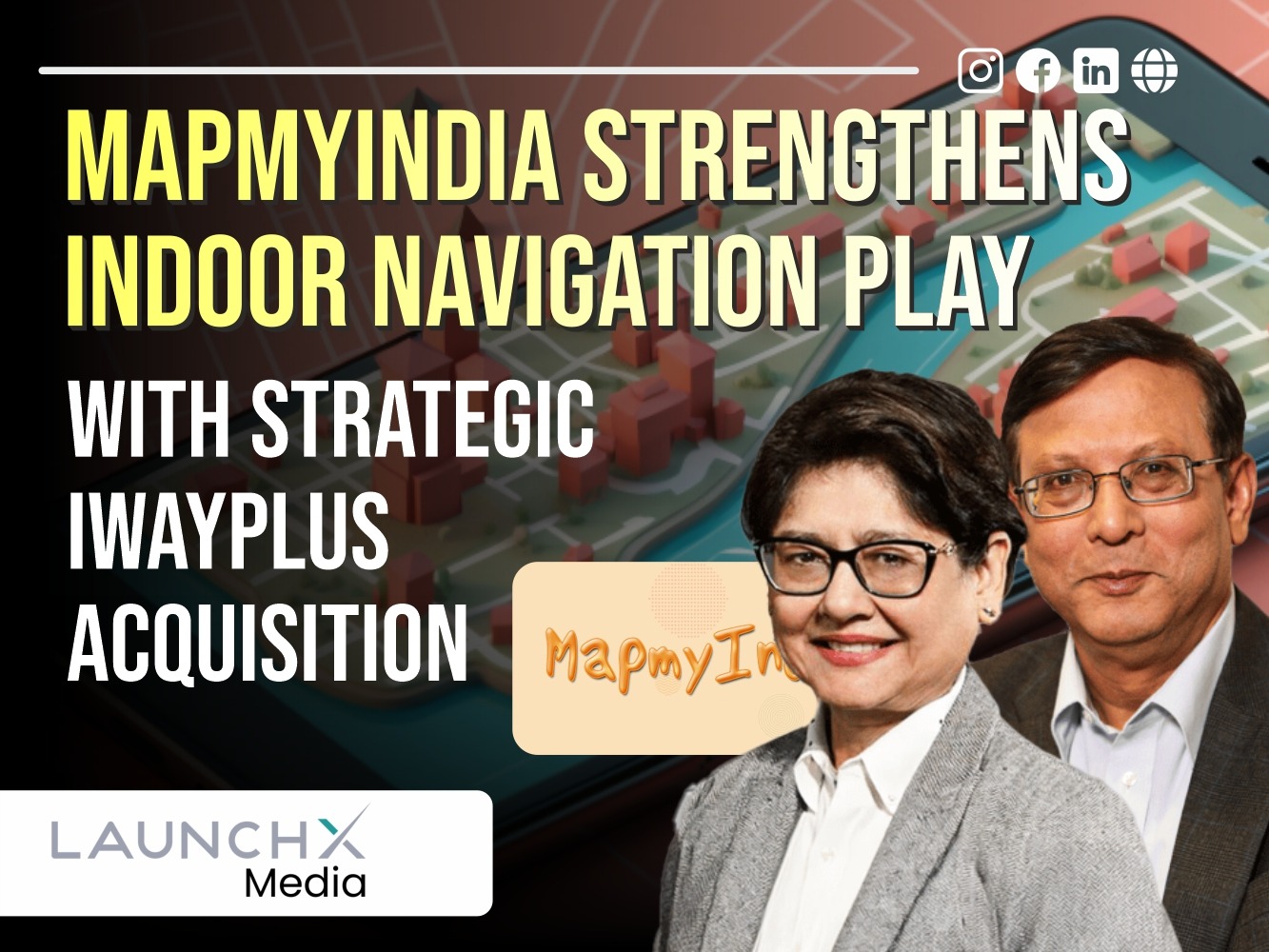 MapmyIndia Acquisition Signals Strong Growth With 6% Stake in iWayPlus for ₹2 Crore