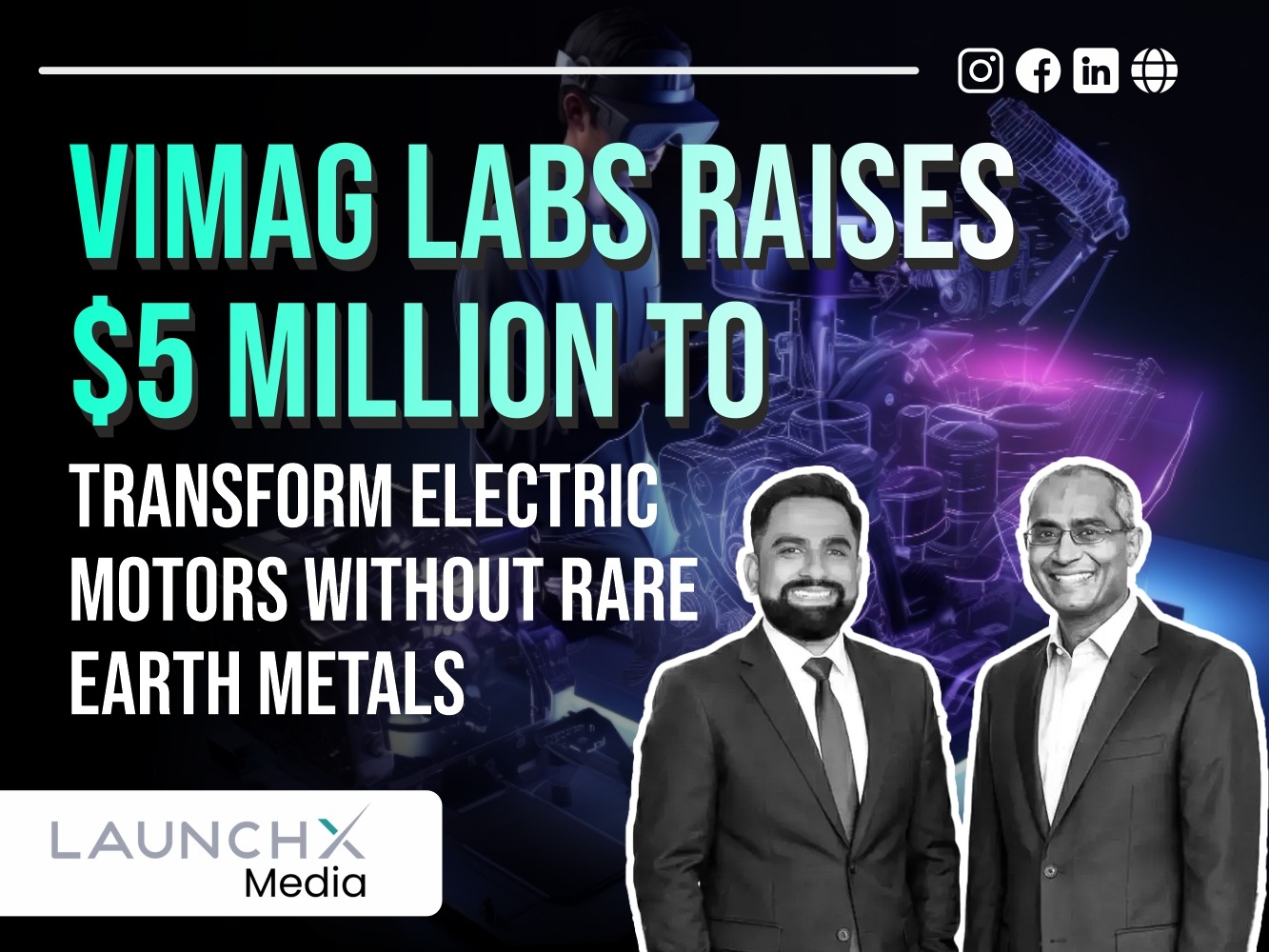 Vimag Labs Raises $5 Million to Revolutionize Magnet-Free Electric Motors