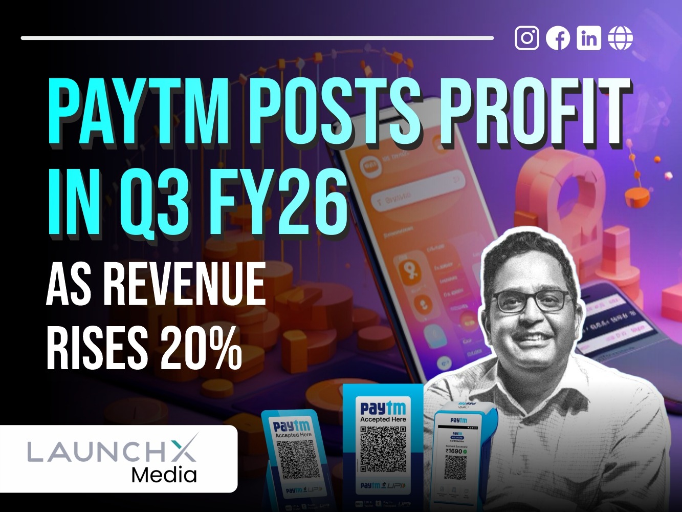 Paytm Posts Profit in Q3 FY26 as Revenue Climbs 20% to Rs 2194 Crore