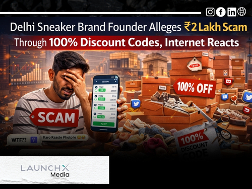 Delhi Sneaker Brand Founder Alleges ₹2 Lakh Scam via 100% Discount Codes Sparks Online Debate