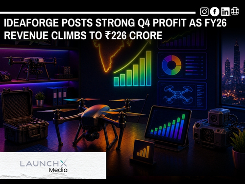 ideaForge Reports Strong Q4 Profit: FY26 Revenue Surges to ₹226 Crore