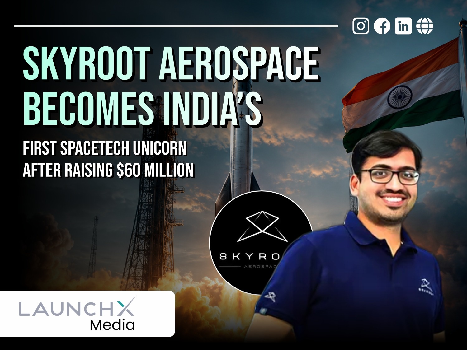 Skyroot Aerospace Becomes Indias First Spacetech Unicorn After Raising $60 Million