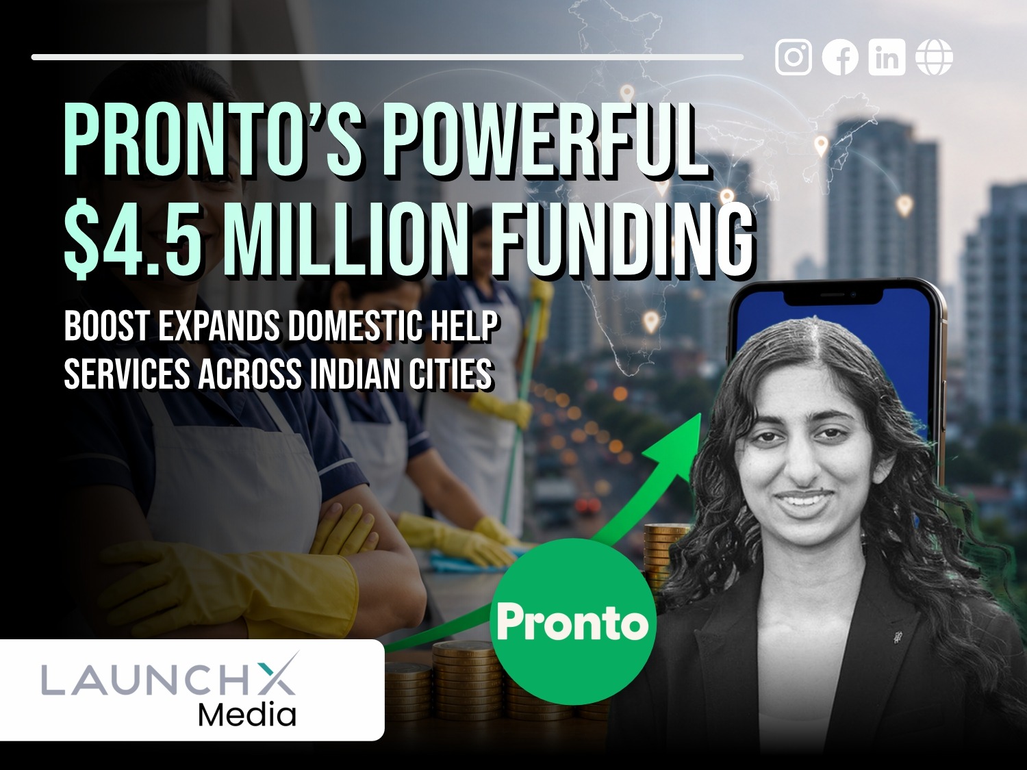 Prontos Smart Home Services Platform Secures $4.5 Million for Rapid India Expansion