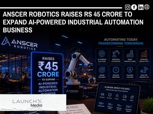 Anscer Robotics Raises Rs 45 Crore to Expand AI-Powered Industrial Automation Solutions