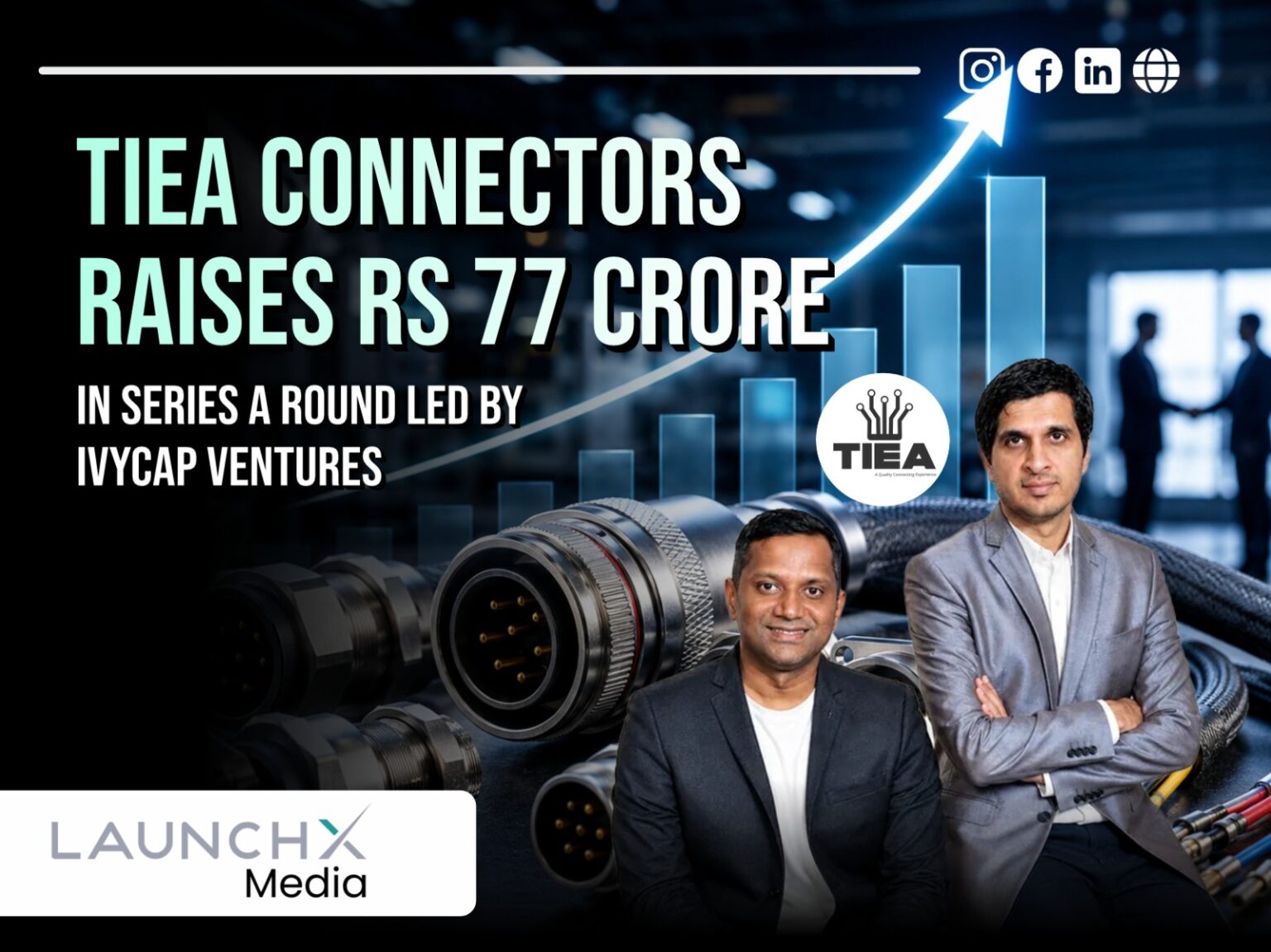 TIEA Connectors Raises Rs 77 Crore in Powerful Series A Round Led by IvyCap Ventures